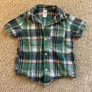 Toddler Short Sleeve Button Down
